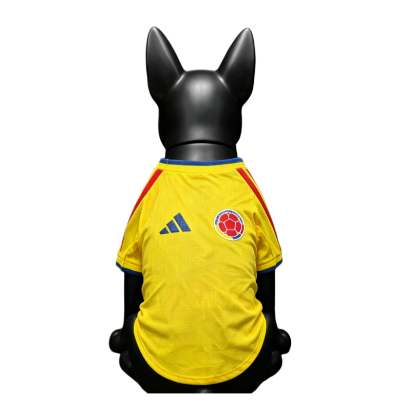 Colombia 2026 Home Dog World Cup Kit & Jersey Pet Version