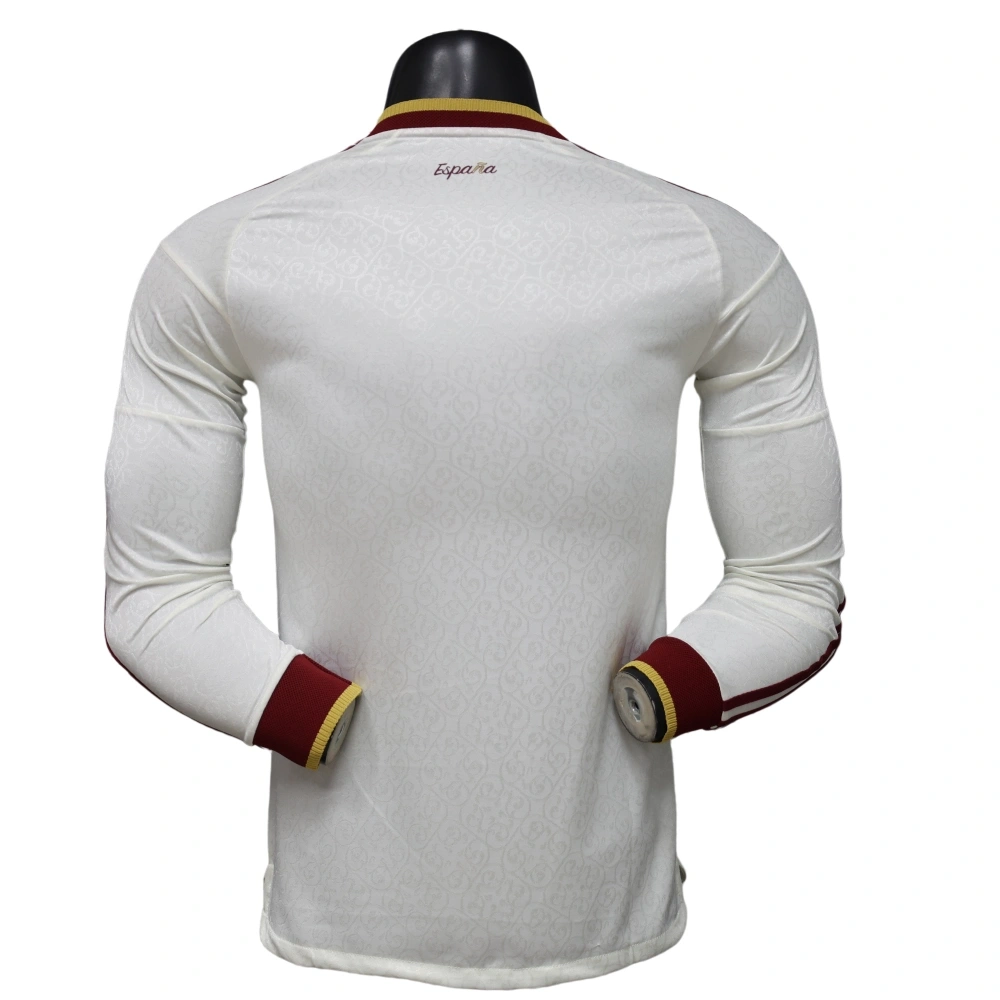Spain 2026 World Cup Away Long-Sleeve Jersey (Player Version)