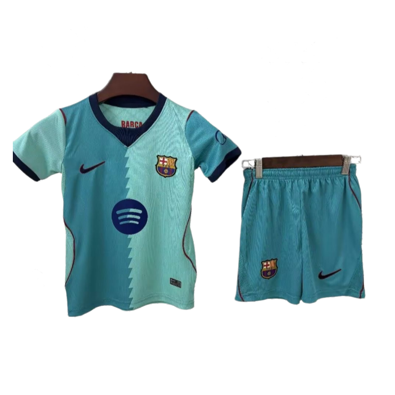 Barcelona 2026-27 Third Away Kids Football Jersey Fan Version