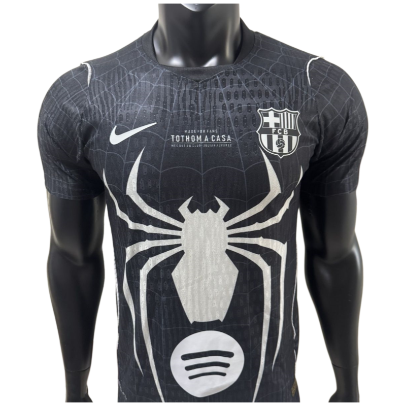 Barcelona 2026-27 season Black Spider Man Special Edition Player Edition jersey