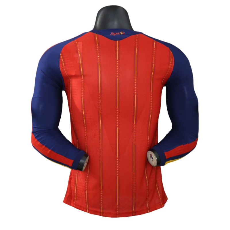2026 Spain World Cup Champion 2 Stars Home Long sleeves Football jersey Player version