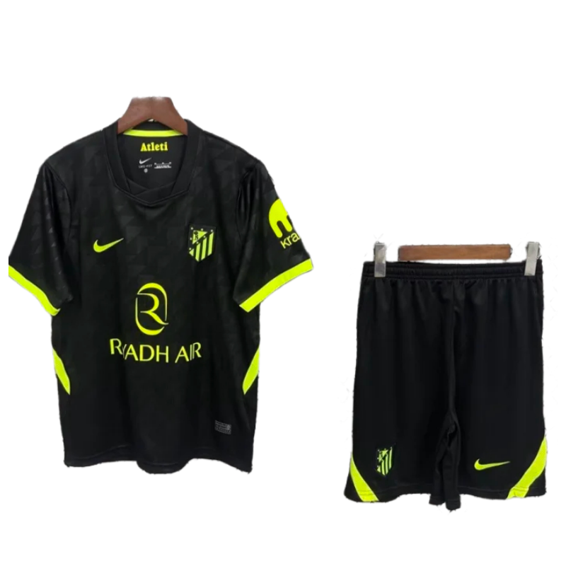 Atletico Madrid 2026-27 Away Kids Football Jersey Kit Jersey+Shorts Fan Version