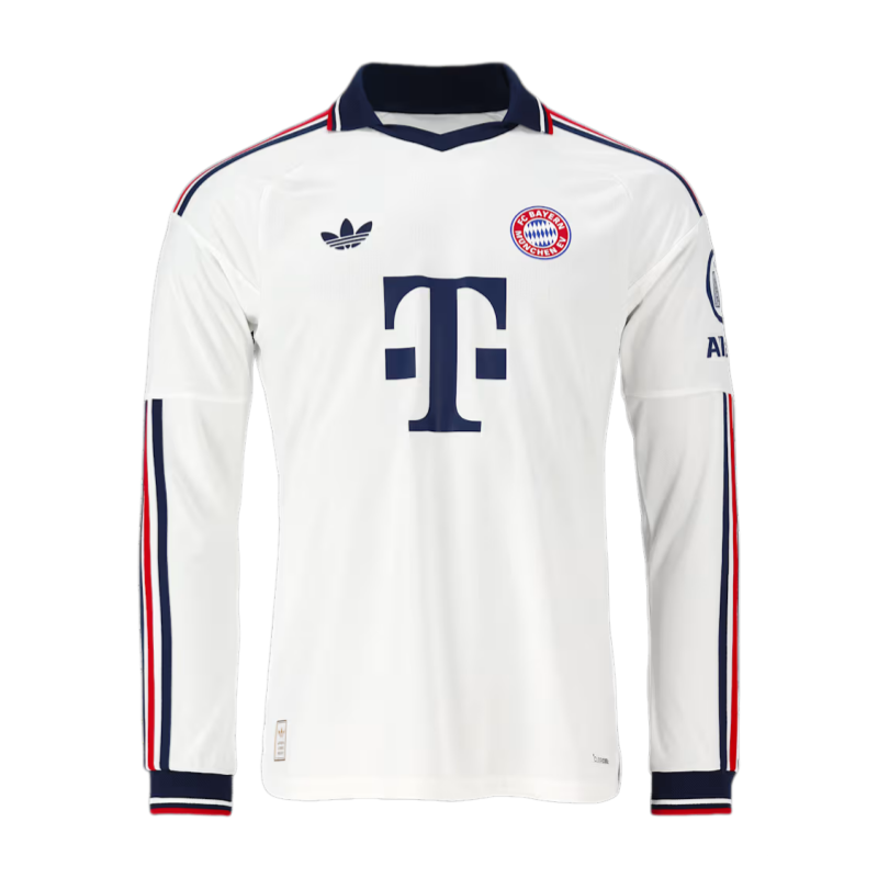 Bayern Munich 2026-27 Away Long Sleeve Football Jersey Fan Version