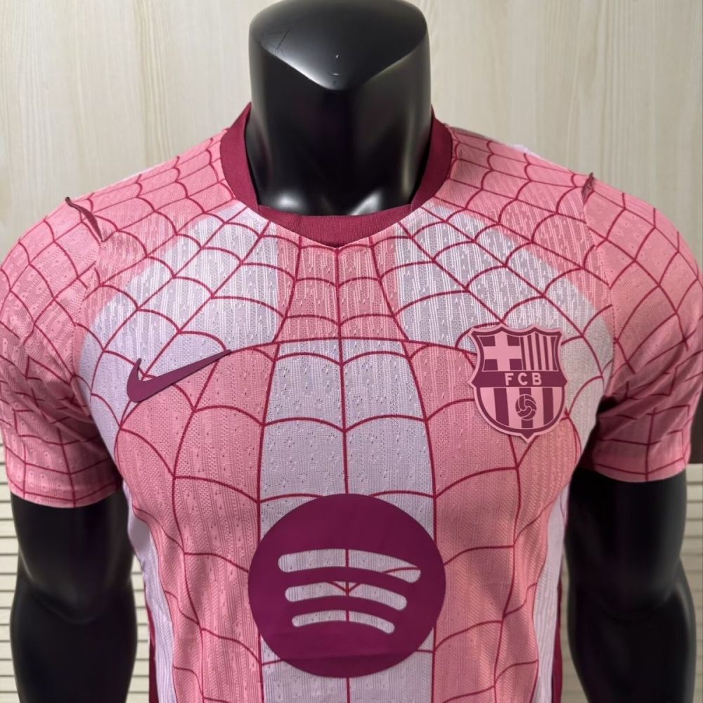 Barcelona 2026-27 Pink Spider Man Special Edition Football Shirt - Player Edition