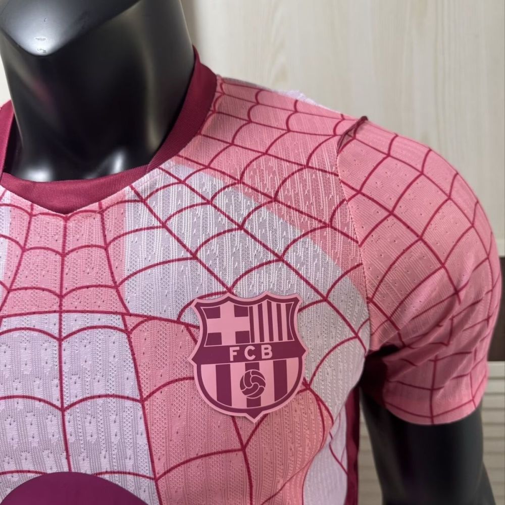 Barcelona 2026-27 Pink Spider Man Special Edition Football Shirt - Player Edition