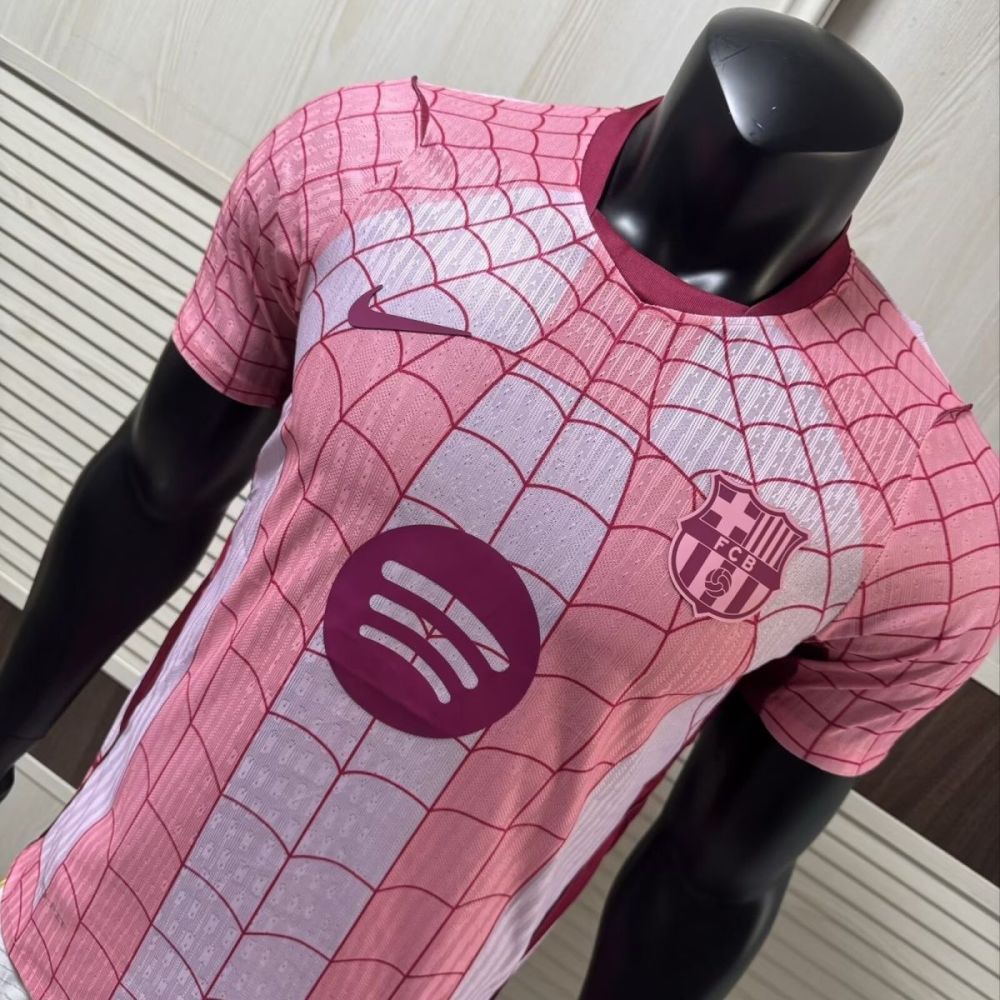 Barcelona 2026-27 Pink Spider Man Special Edition Football Shirt - Player Edition