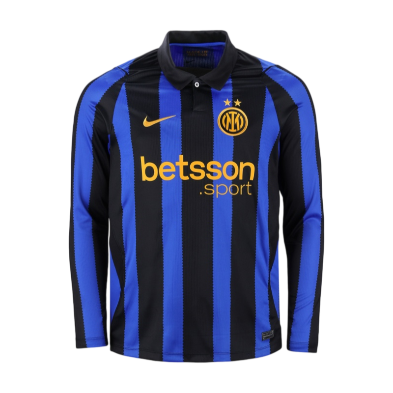 Inter Milan 2026-27 Home Long Sleeve Football Jersey Fan Version