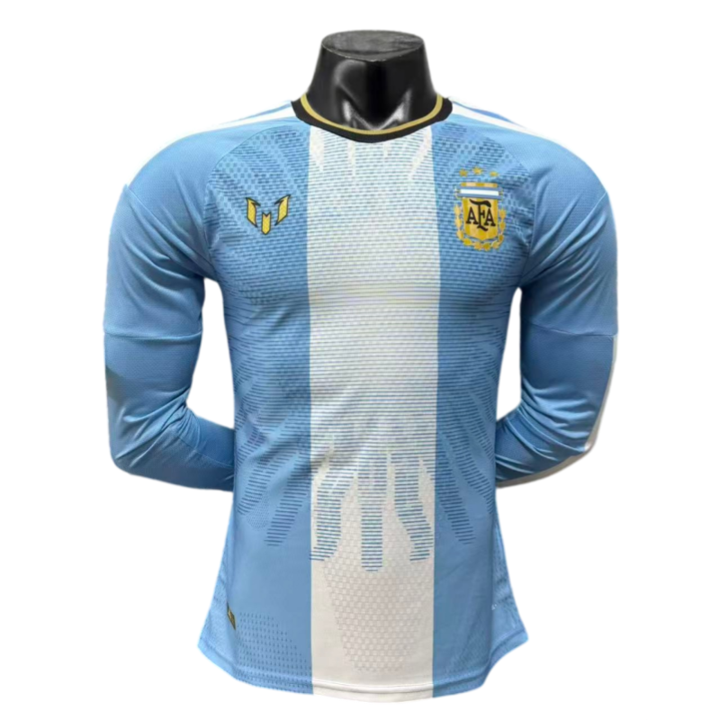 Messi Argentina Farewell Commemorative Shirt 2026 Edition and Equipment Set - Player Edition Long Sleeve