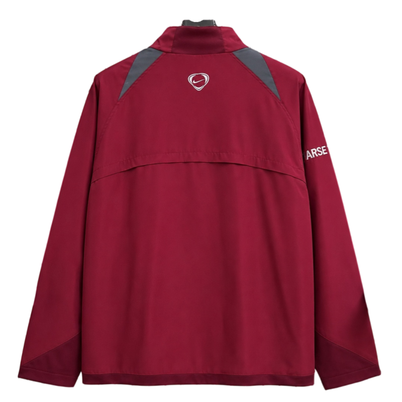 26-27 season Arsenal wine red retro jacket casual windproof jacket