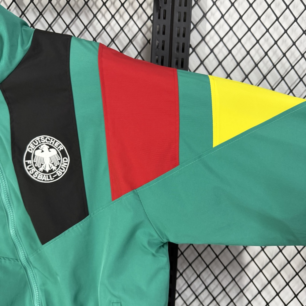 2026 German team Lake Green World Cup casual training windproof jacket