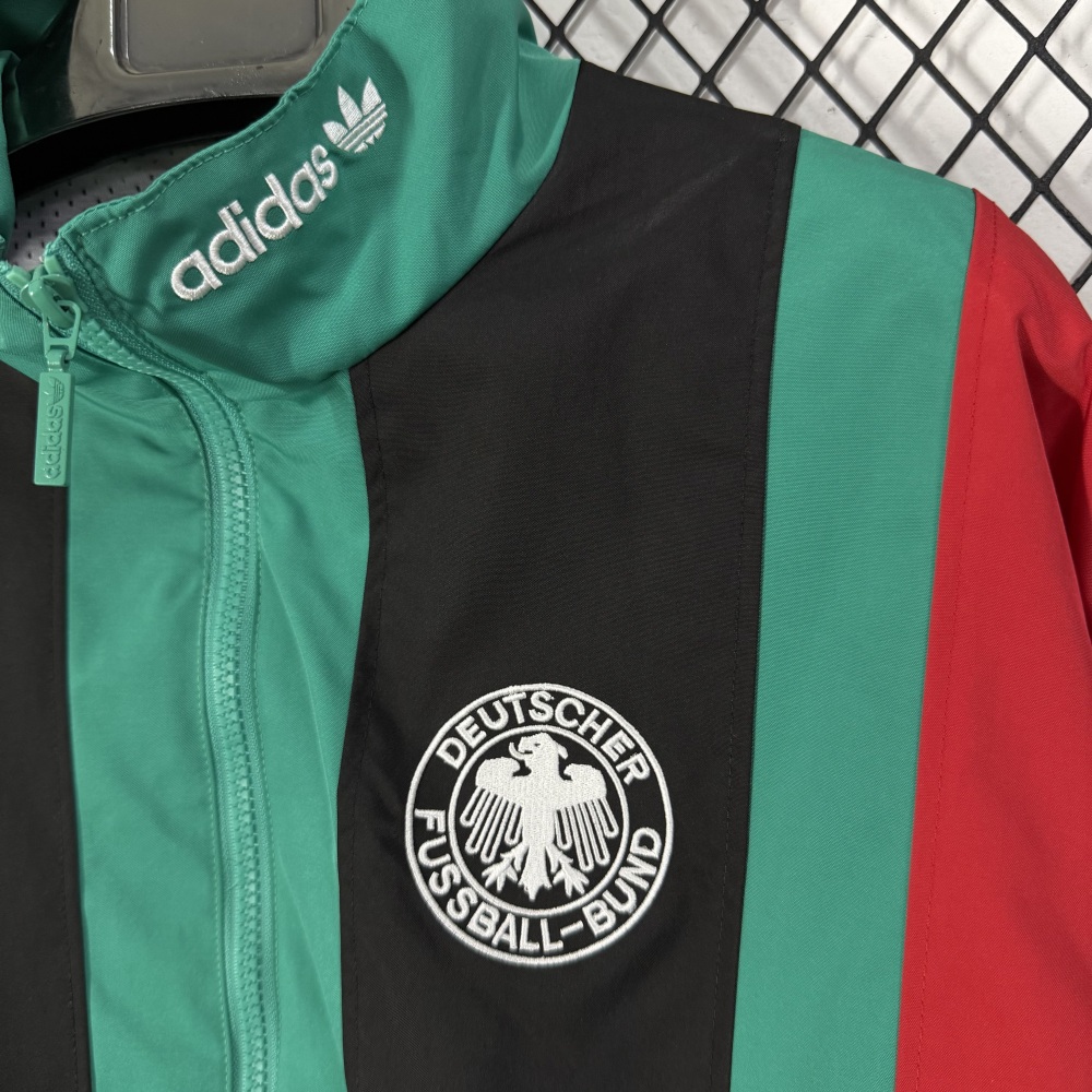 2026 German team Lake Green World Cup casual training windproof jacket