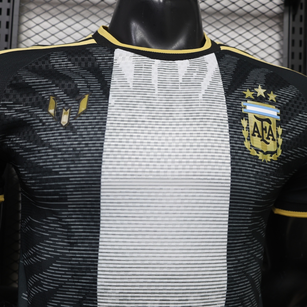2026 Messi Argentina Farewell Commemorative Shirt Black Edition - Player Edition