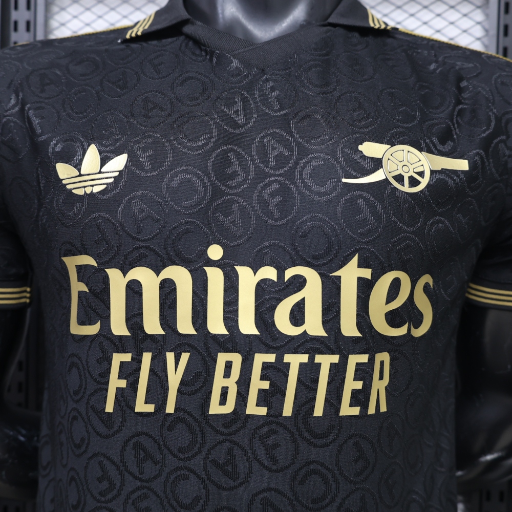 Arsenal 2026-27 Black Gold Special Edition Football Shirt - Player Edition
