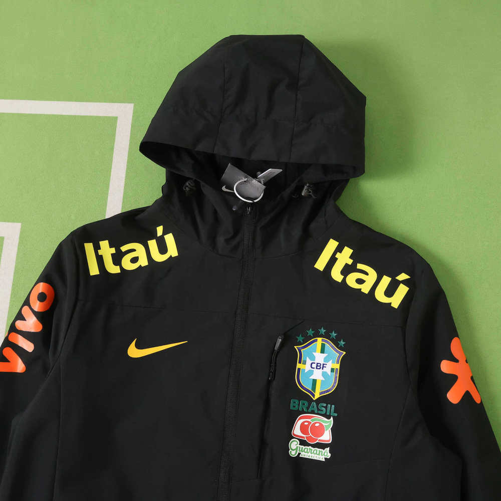 2026 Brazil beige joint training suit windproof jacket