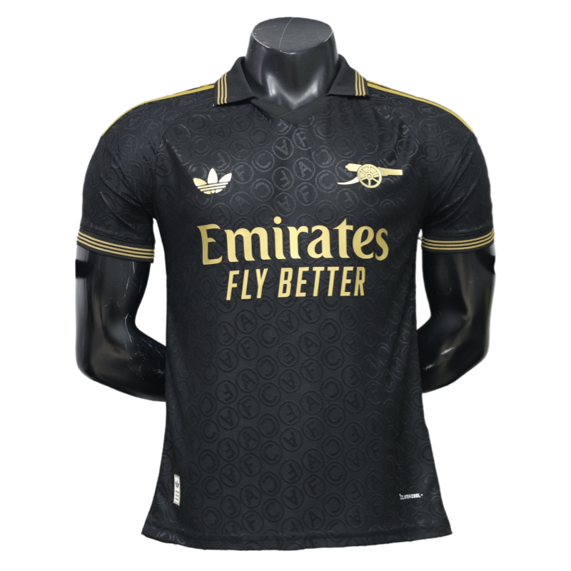 Arsenal 2026-27 Black Gold Special Edition Football Shirt - Player Edition