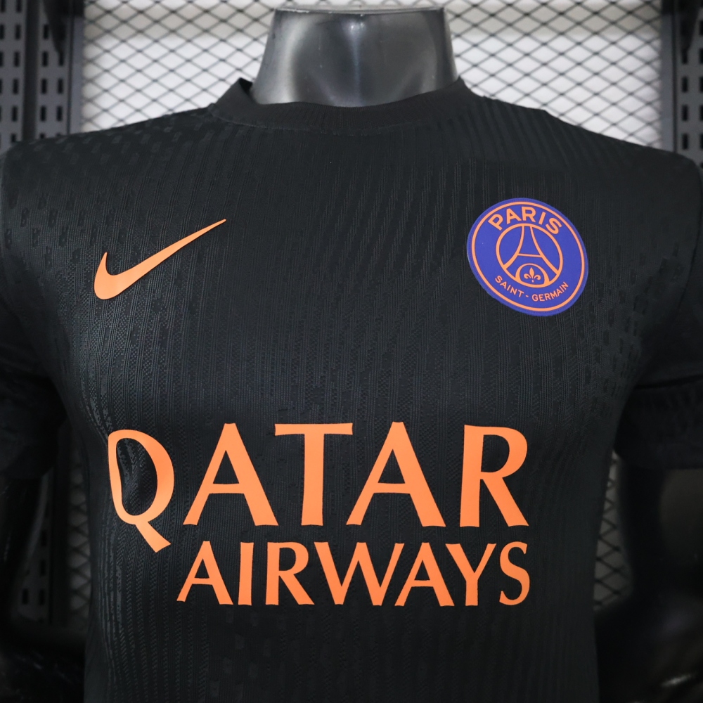 PSG 2026-27 Season Black Special Edition Football Shirt - Player Edition