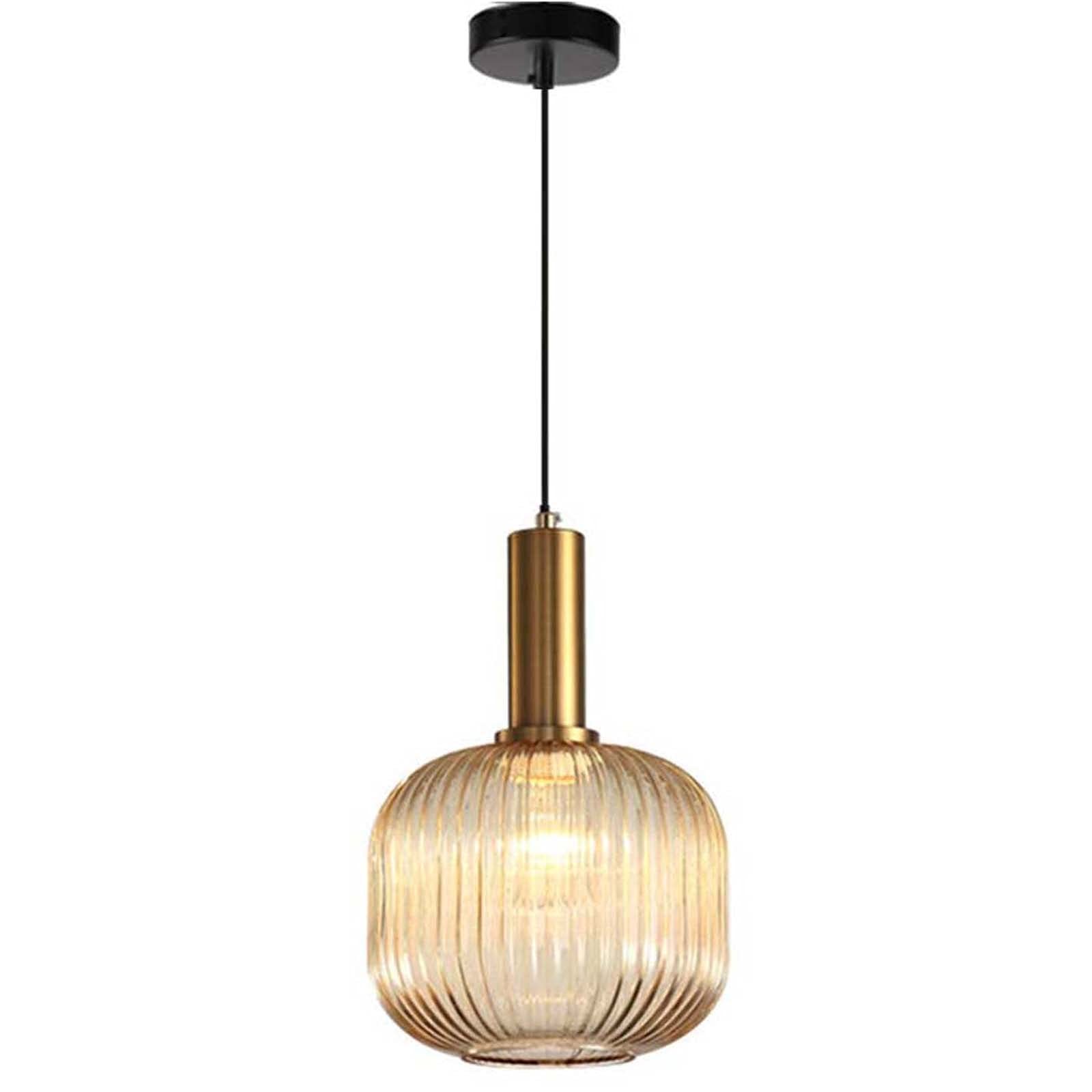 Modern Pendant Lamp, Plug-in Pendant Lamp with 4.5M Cable, On/Off Switch, Beige Linen Shade, Hanging Light for Bedroom, Kitchen, Living Room, Dining Table