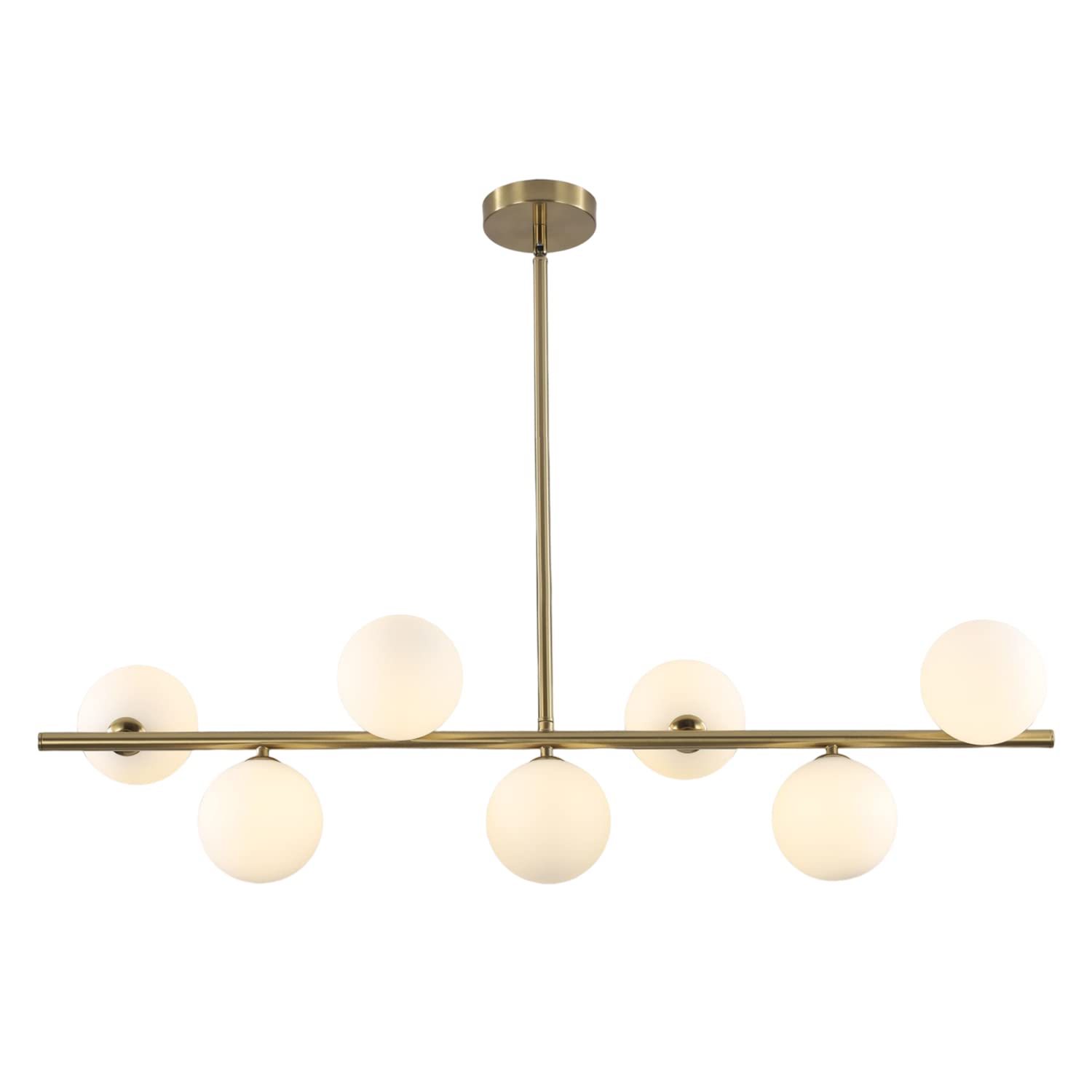 Dopwii Modern Ceiling Lamp, 4-Light Crystal Chandelier, Suitable for Indoor Ceiling Decoration in Living Room, Bedroom, Kitchen, Dining Room