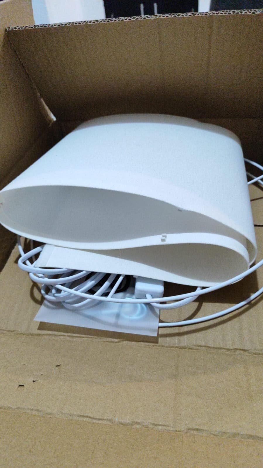 Modern Pendant Lamp, Plug-in Pendant Lamp with 4.5M Cable, On/Off Switch, Beige Linen Shade, Hanging Light for Bedroom, Kitchen, Living Room, Dining Table