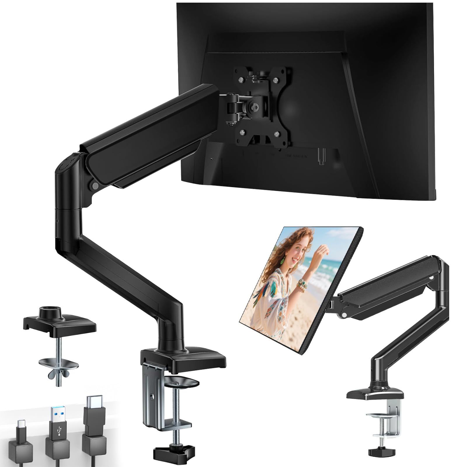 WELIKERA Height Adjustable Electric Lifting Desk 140 x 60 cm, Standing Desk for Home Office, with Memory and Metal T-Stand, Carbon Black