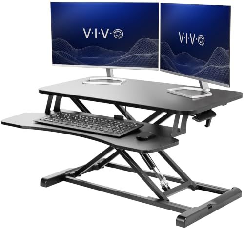 WELIKERA Large Adjustable Height Electric Lifting Desk 140 x 60 cm, Standing Gamer Desk for Home Office, with Memory and Metal T-Stand, Rustic Brown