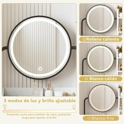 LINGLUCKY Makeup Dressing Table with LED Light Mirror, with Charging Station, Upholstered Stool, Large 2 Drawer Vanity Dressing Table, Minimalist Makeup Furniture, Modern and Luxury Dressing Table, White