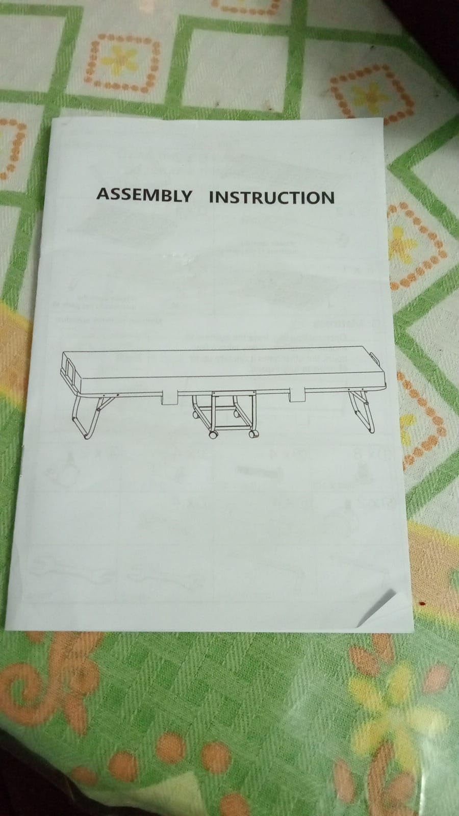 FURRIFIC Folding Bed with Mattress, Memory Foam Mattress and Sturdy Metal Bed Frame, with Wheels and Storage Bag, It is Easy to Fold, Move and Store (Single)