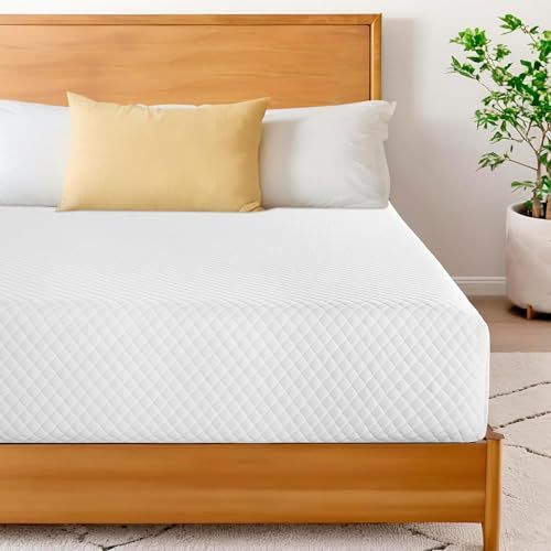 LOKOOY Memory Foam Double Mattress, Double Mattresses with Cooling Gel, Medium Firm Double Mattress in Box, Pressure Relief, Without Fiberglass, 135x190 cm (25CM)