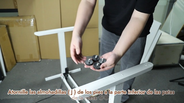 FURRIFIC Electric Lifting Desk, Height Adjustment with Memory (Black, 140X60CM)