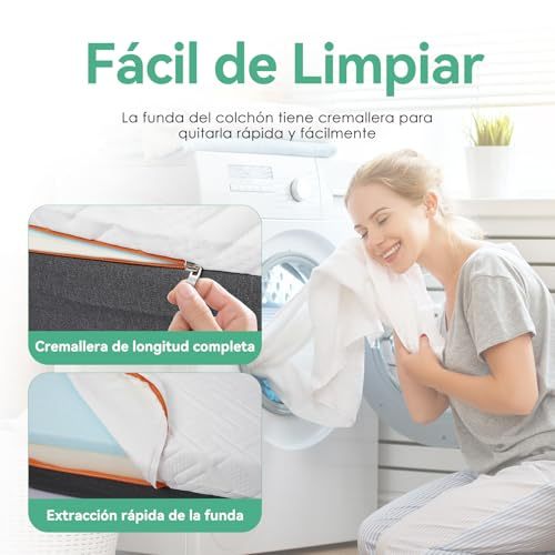 WELIKERA Single Mattress 16cm Memory Foam with Cooling Gel, Medium Firmness, Pressure Relief, Removable Washable Cover, No Fiberglass, Single Mattresses in Box