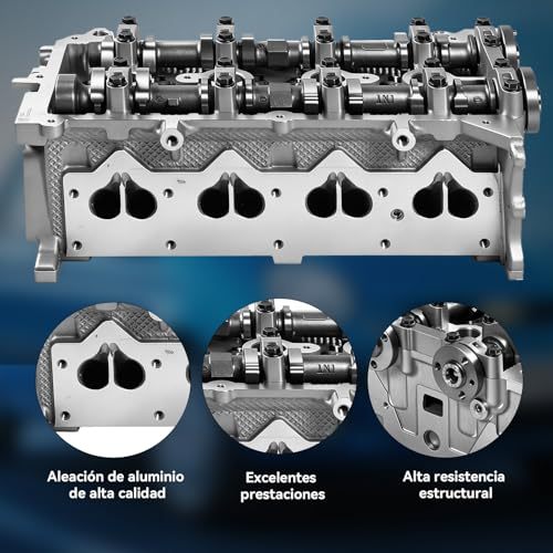 AUTODIAG Complete Engine Head for Chevrolet B12D1 1.2L S-TEC II (LMU), Compatible with Aveo T250, Spark M300
