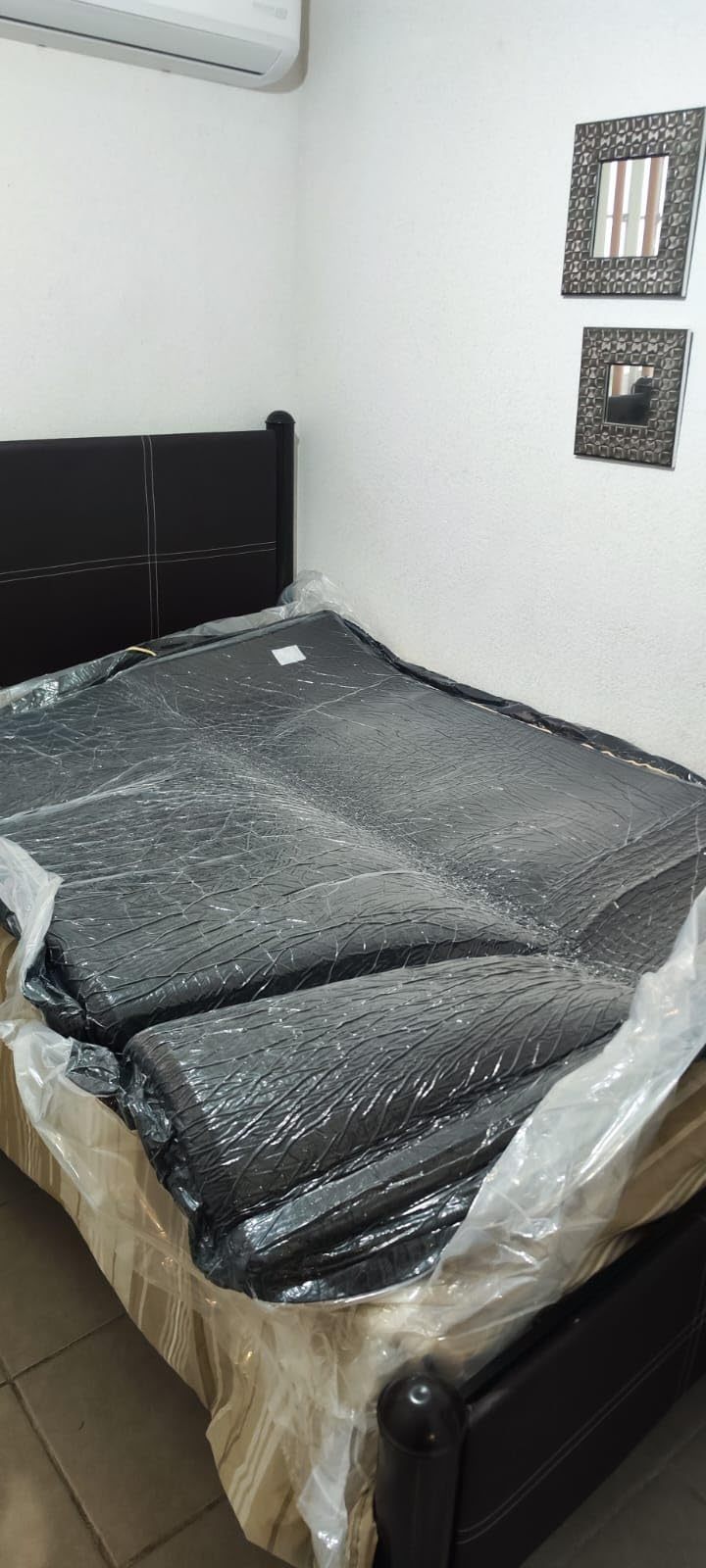 SAFONUS Memory Foam King Size Mattress 20CM, Back Pain Mattress, Cooling Copper Gel Bed in a Box, Therapeutic Medium Firmness, Ergonomic Support, 200x190cm, Black