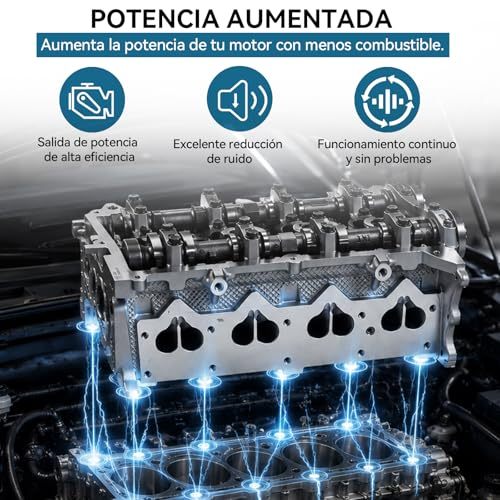 AUTODIAG Complete Engine Head for Chevrolet B12D1 1.2L S-TEC II (LMU), Compatible with Aveo T250, Spark M300