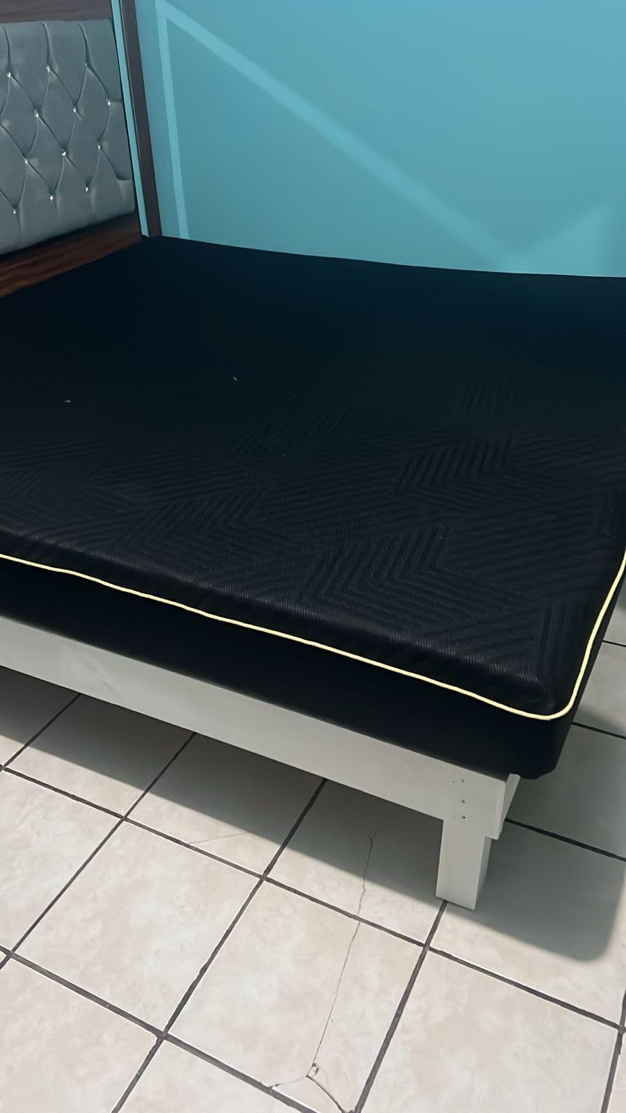 SAFONUS Memory Foam King Size Mattress 20CM, Back Pain Mattress, Cooling Copper Gel Bed in a Box, Therapeutic Medium Firmness, Ergonomic Support, 200x190cm, Black