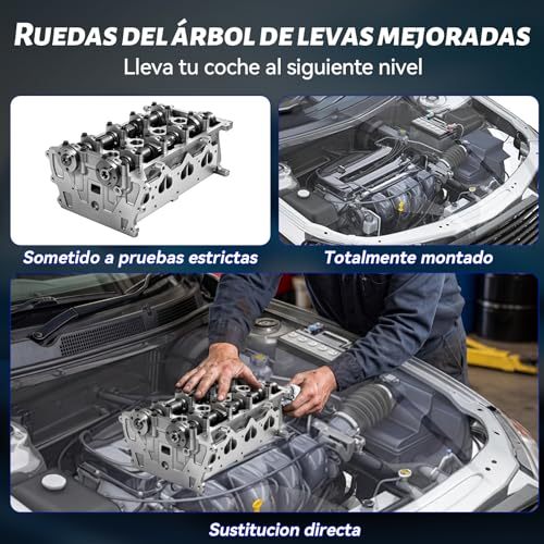 AUTODIAG Complete Engine Head for Chevrolet B12D1 1.2L S-TEC II (LMU), Compatible with Aveo T250, Spark M300