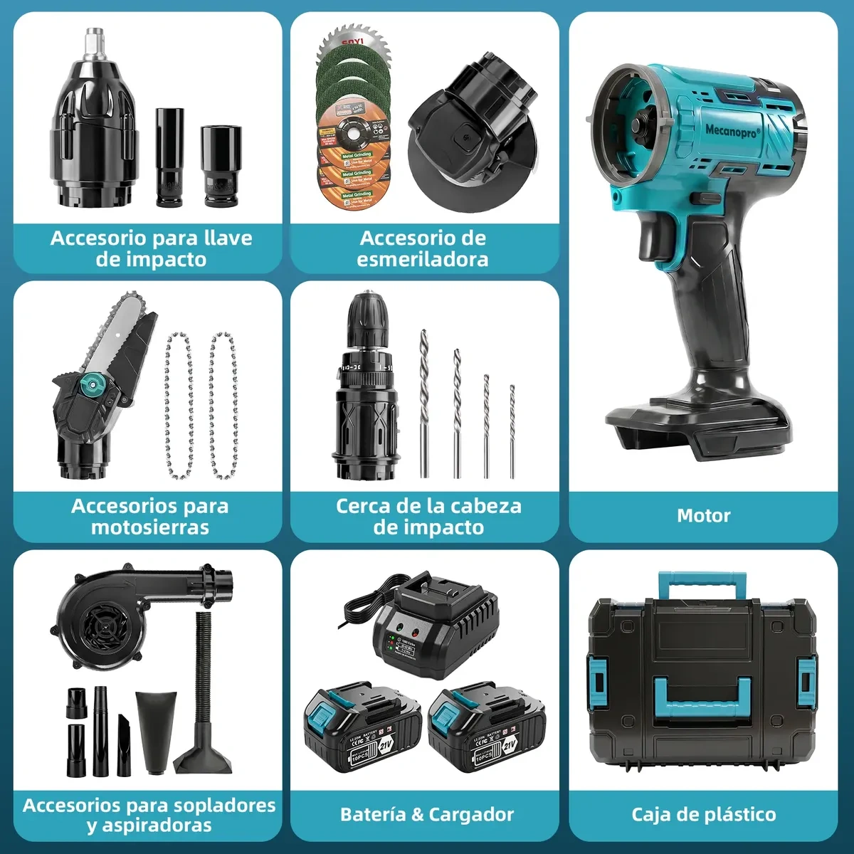 Mecanopro® Cordless Drill Power Tools 5 In 1