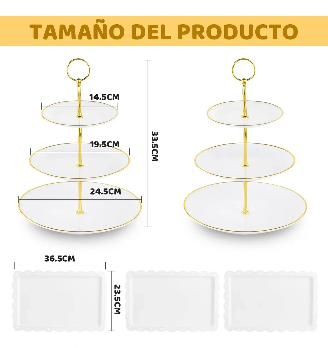 Kit for Base for Cupcake and Dessert Sweet Table Display