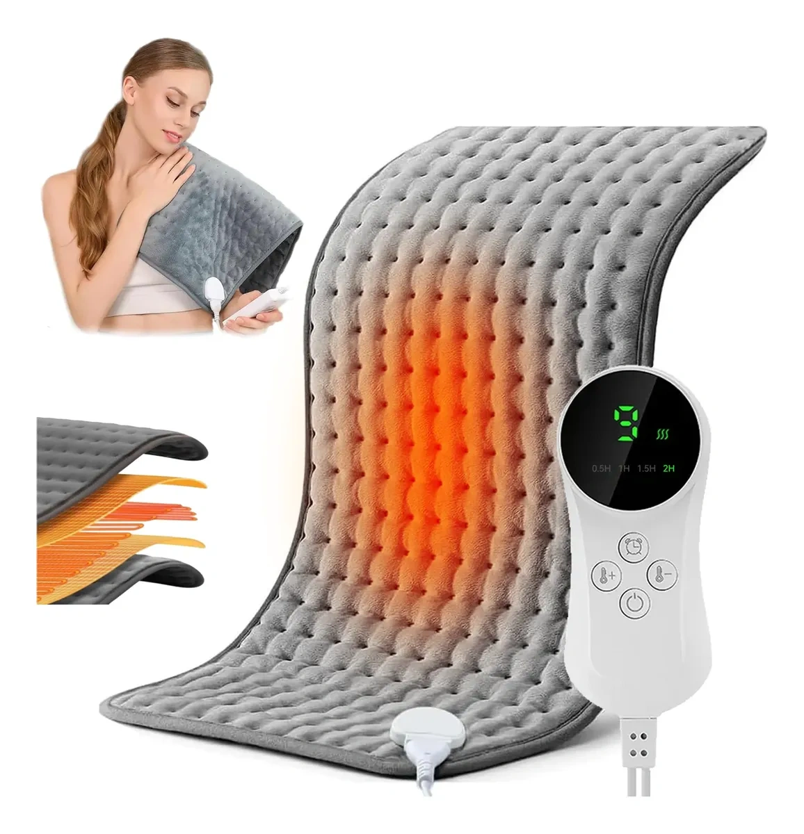 Electric Hot Compress 9 Temperature Levels 60*30cm