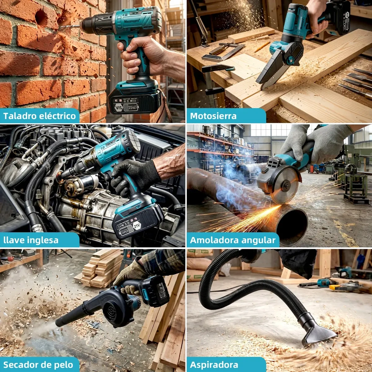 Mecanopro® Cordless Drill Power Tools 5 In 1