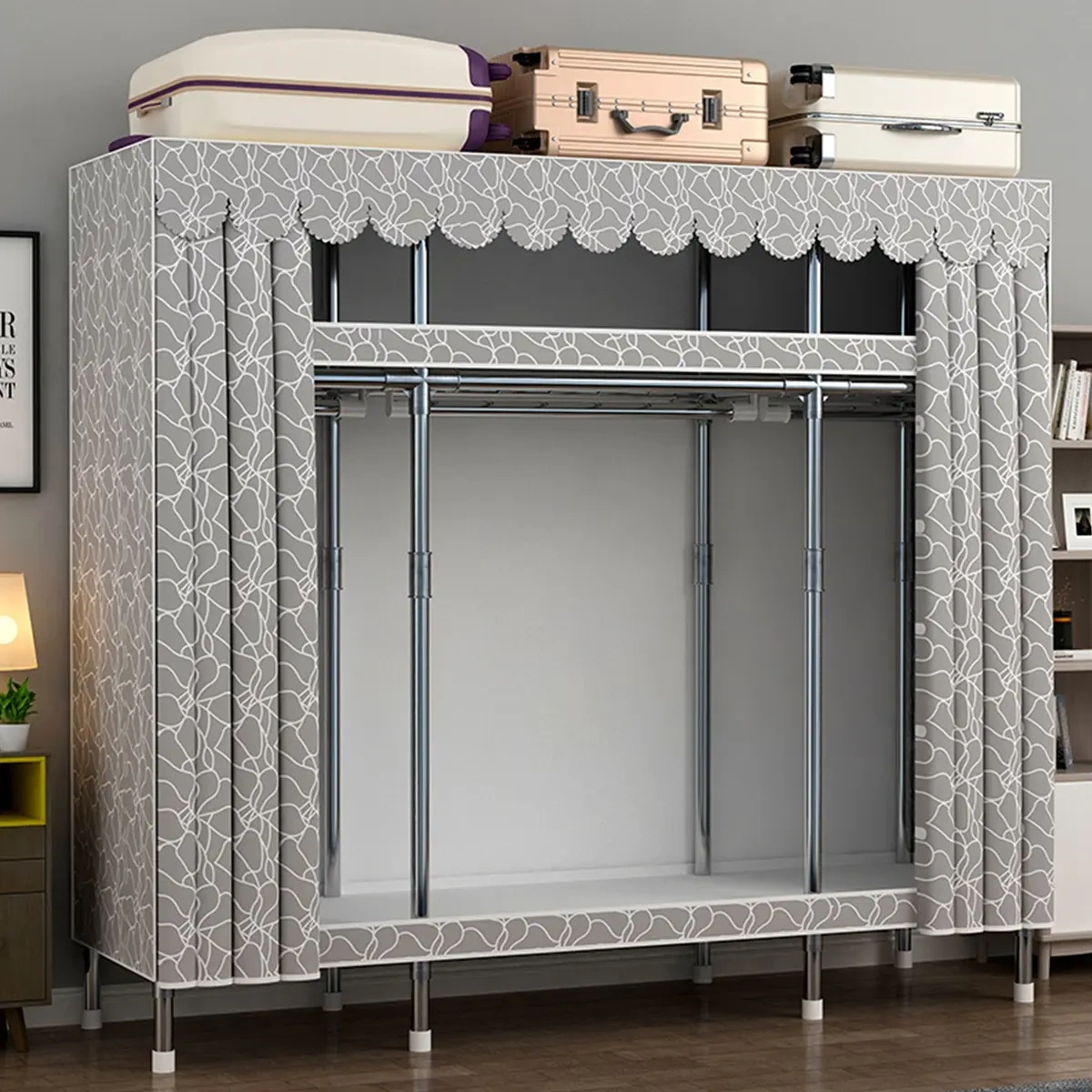Portable Buildable Closet Wardrobe Organizer 165*170cm
