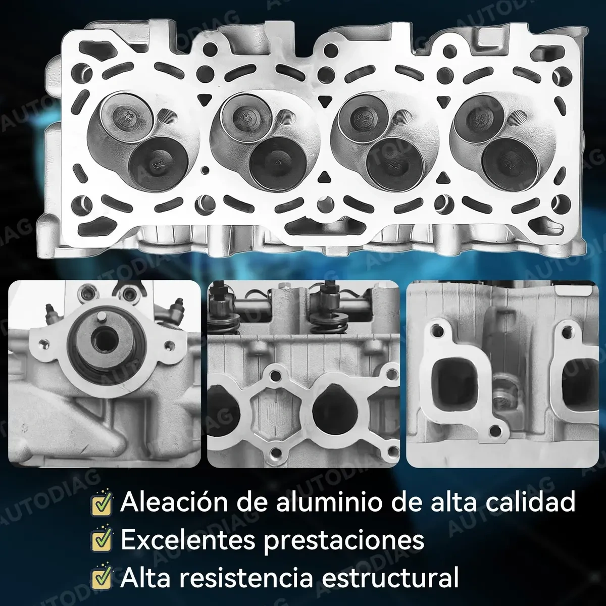 Autodiag® Head Chevrolet Matiz/spark New Complete 4 Cyl
