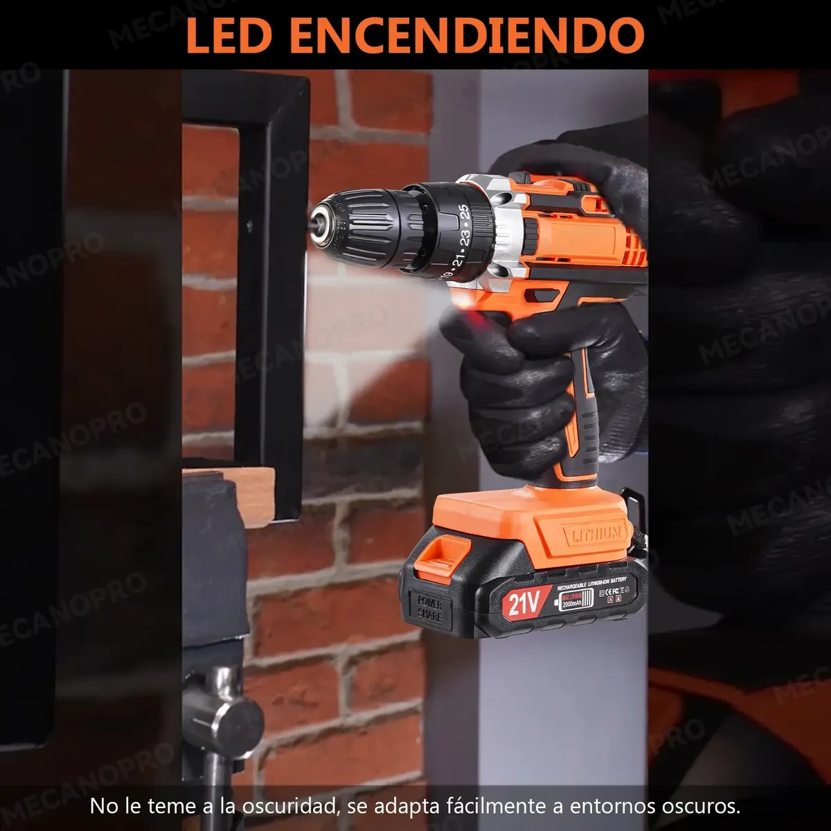 Mecanopro® 118 Pcs Cordless Tool Kit With Drill
