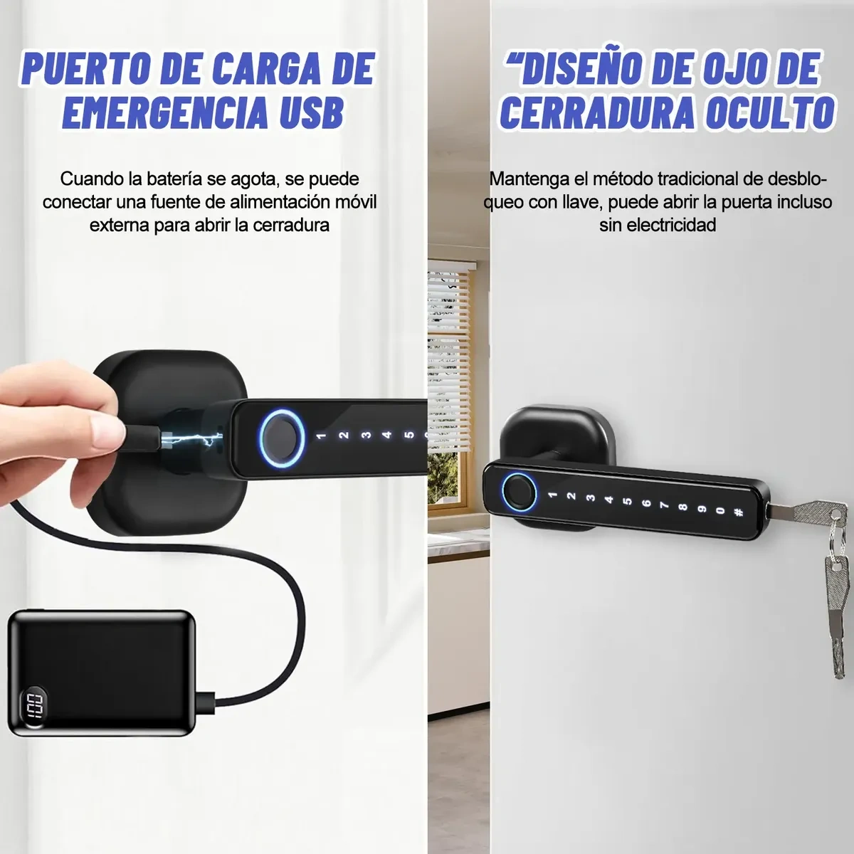 4in1 Smart Lock Fingerprint Lock