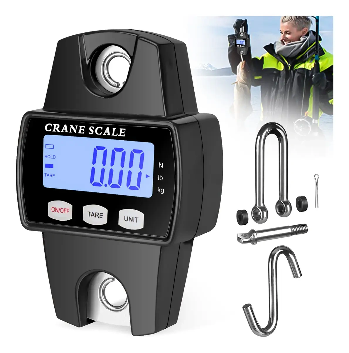 Portable Hanging Digital Industrial Scale With Led