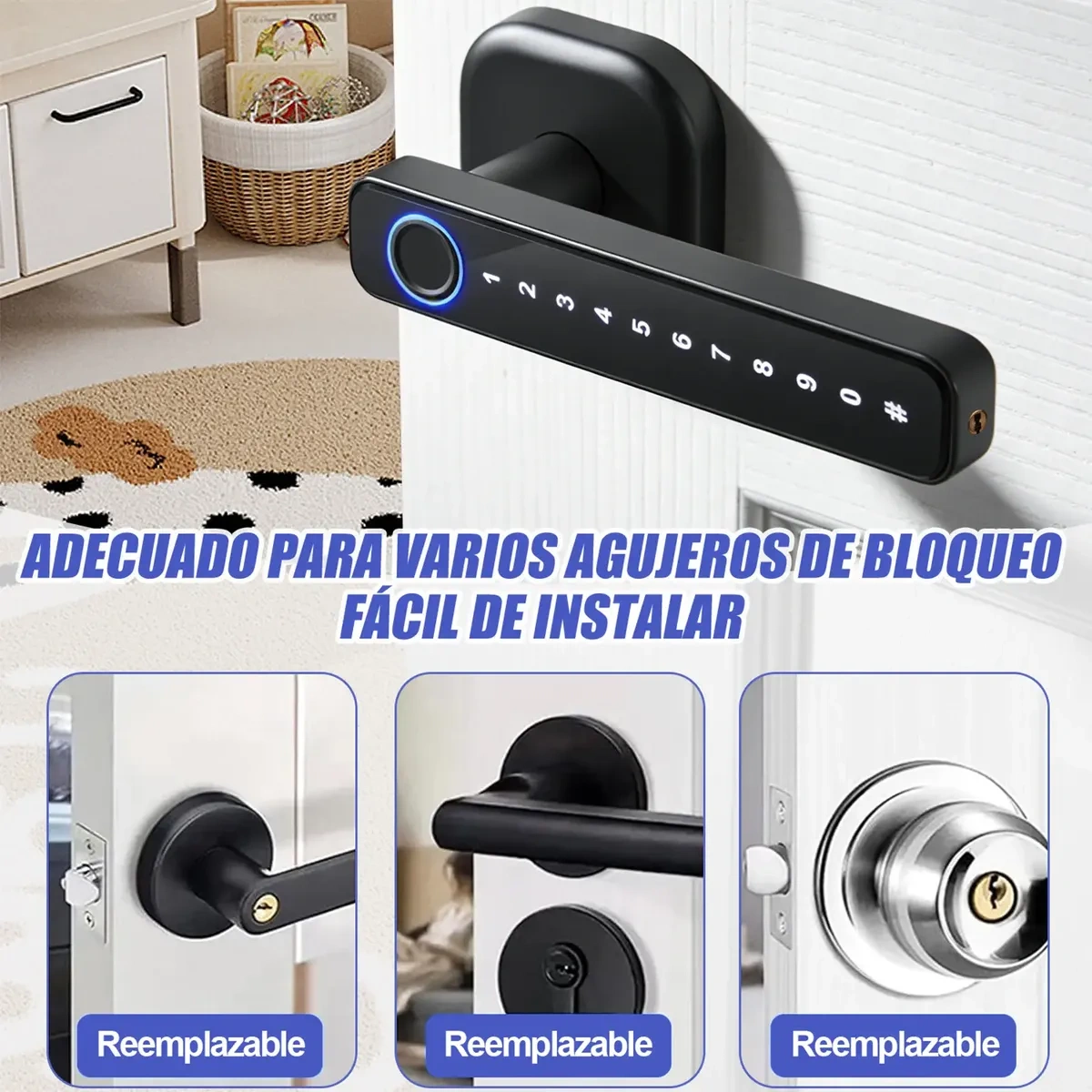 4in1 Smart Lock Fingerprint Lock