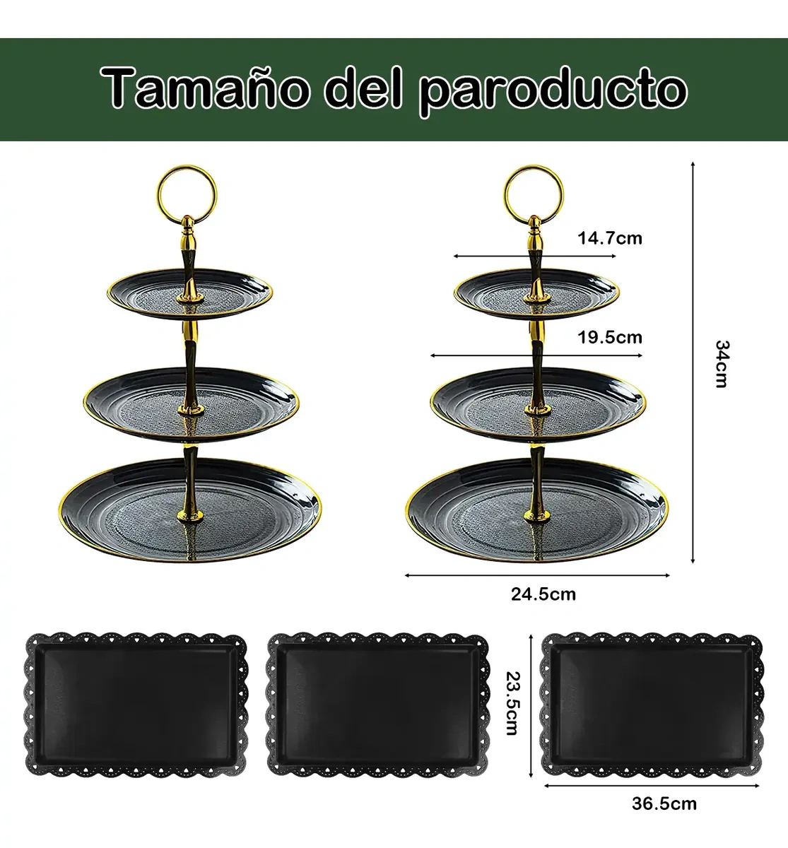 Candy Table Display Base for Cupcakes and Desserts Set*5