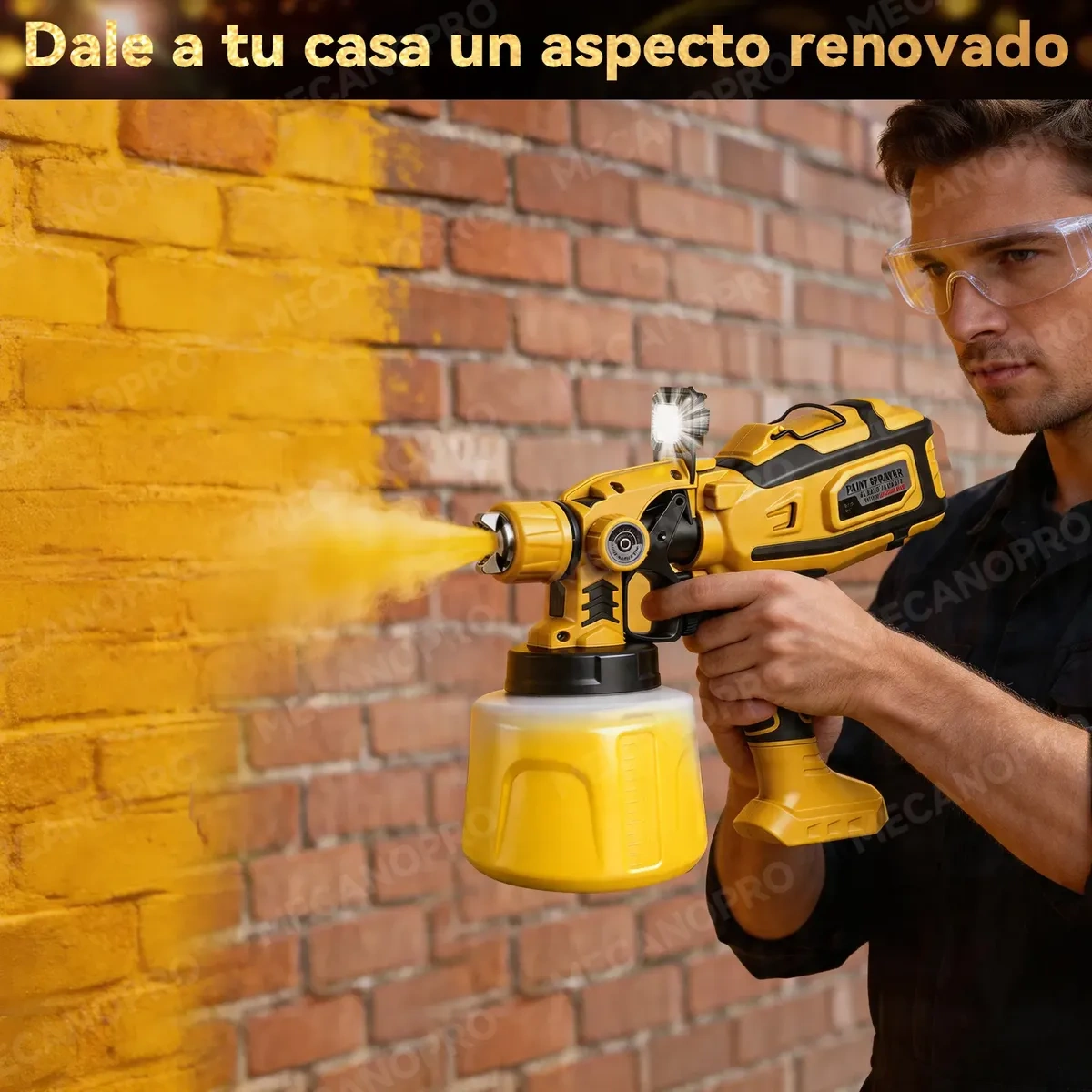 Mecanopro® Electric Paint Guns With Led