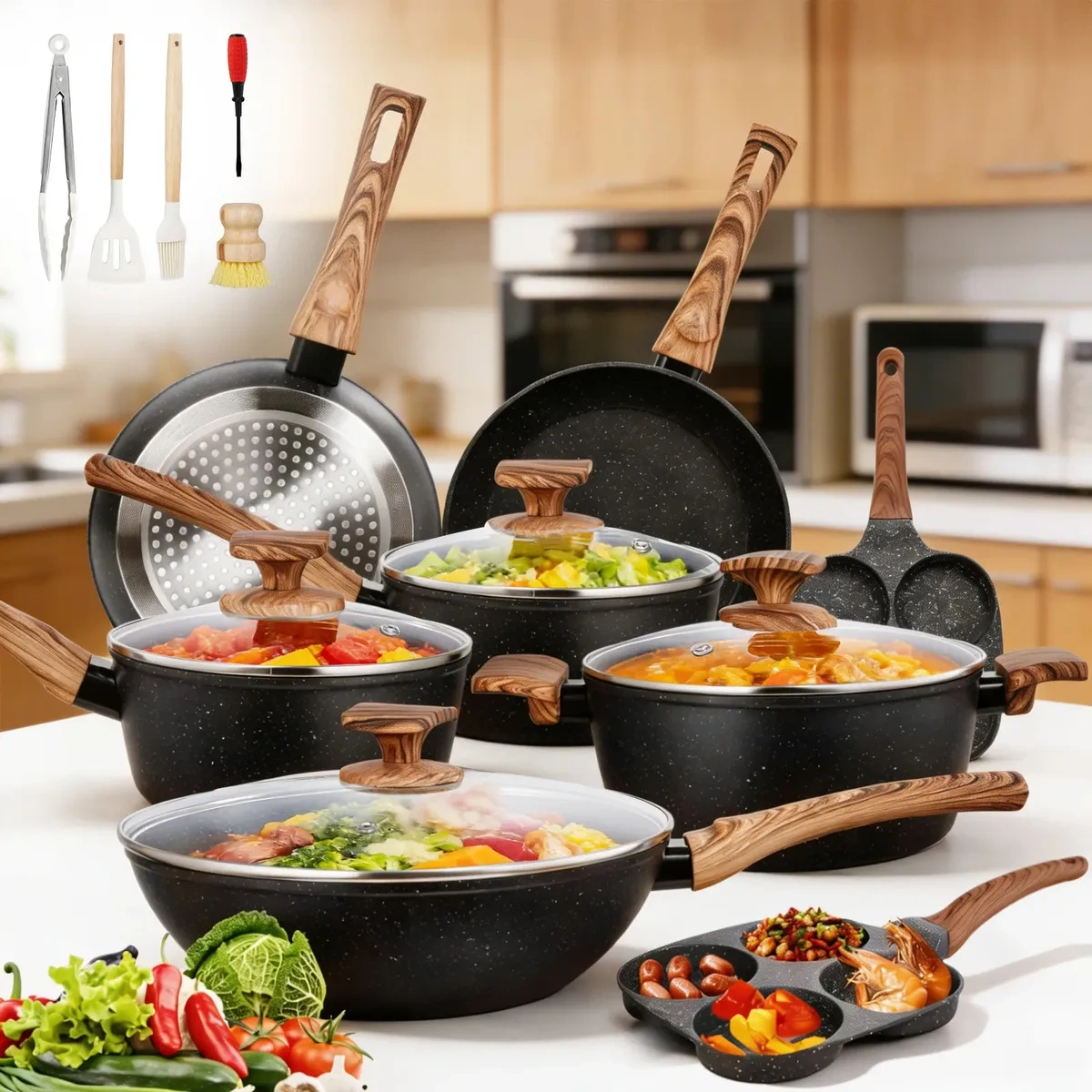 Non-Stick Aluminum Cookware