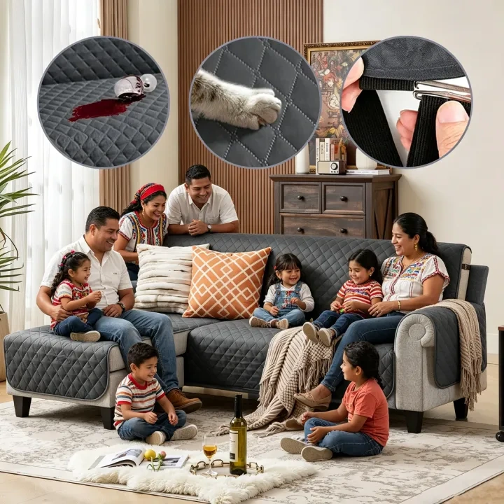 Protector Covers Living Room High Quality L-Shaped Sofa Cover