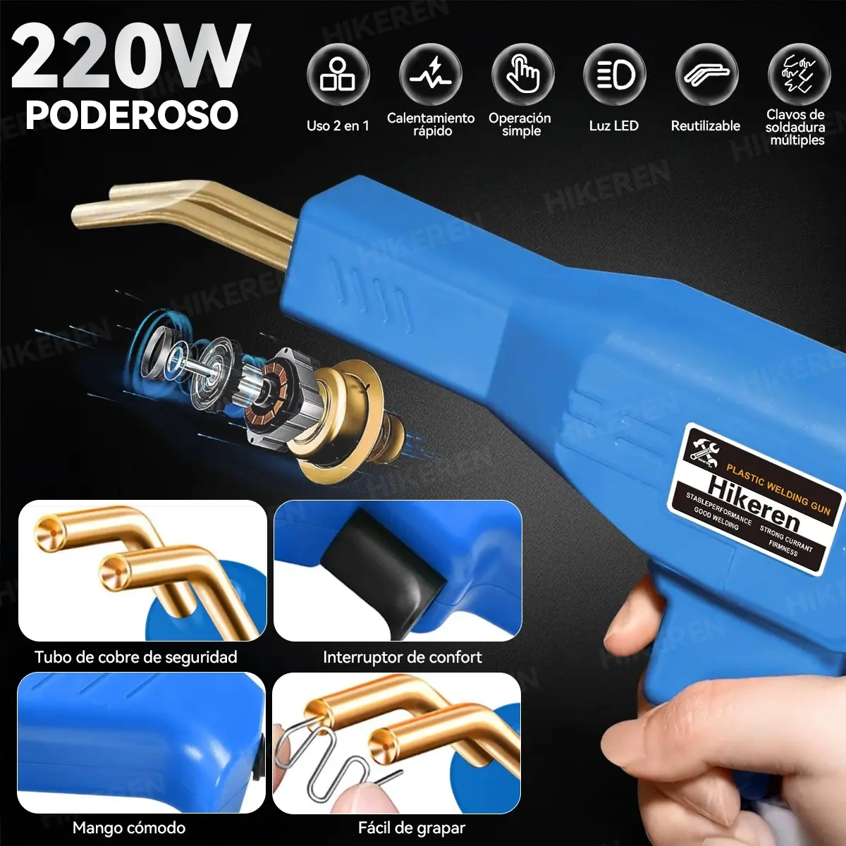 Mecanopro Portable Inverter Welder Blue 20a 220w